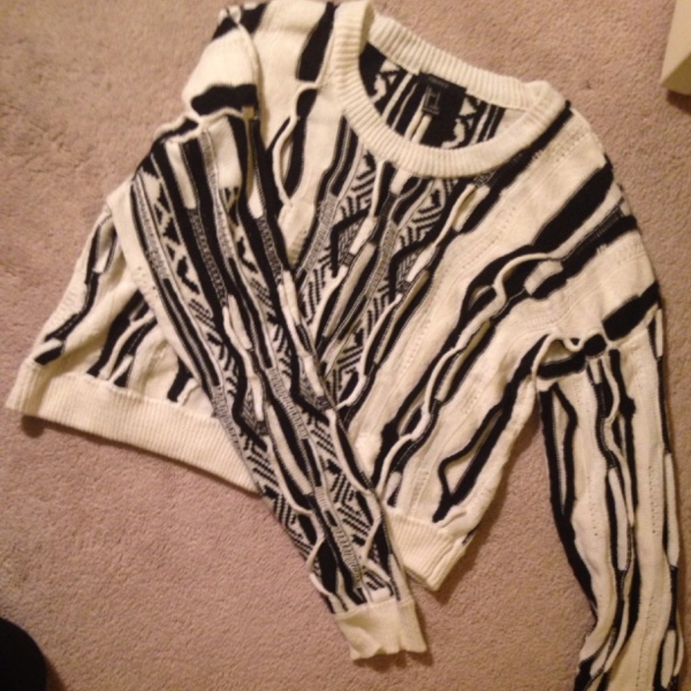 trippy sweater knit hippie zebra boho alternative